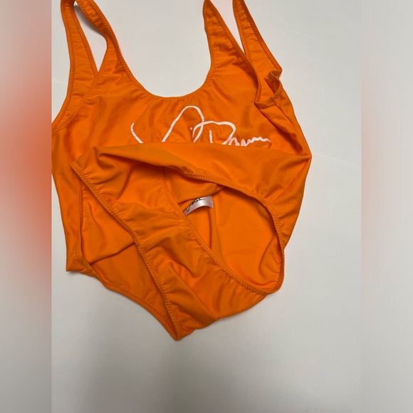 NWOT ⚜️🧡⚜️ Laina Rauma rare! Orange thong one piece bikini swimsuit - Picture 14 of 14